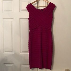 Fuchsia Cap Sleeve Dress